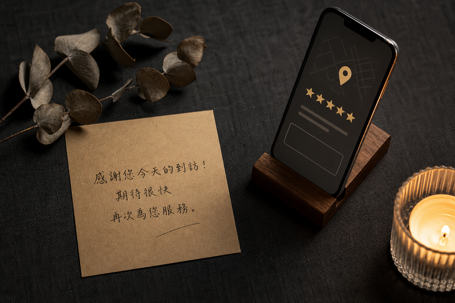 請客人給好評