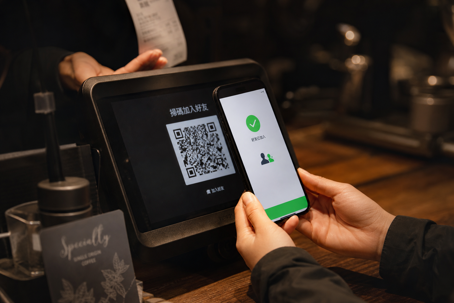 POS 結帳同時加入 LINE 會員